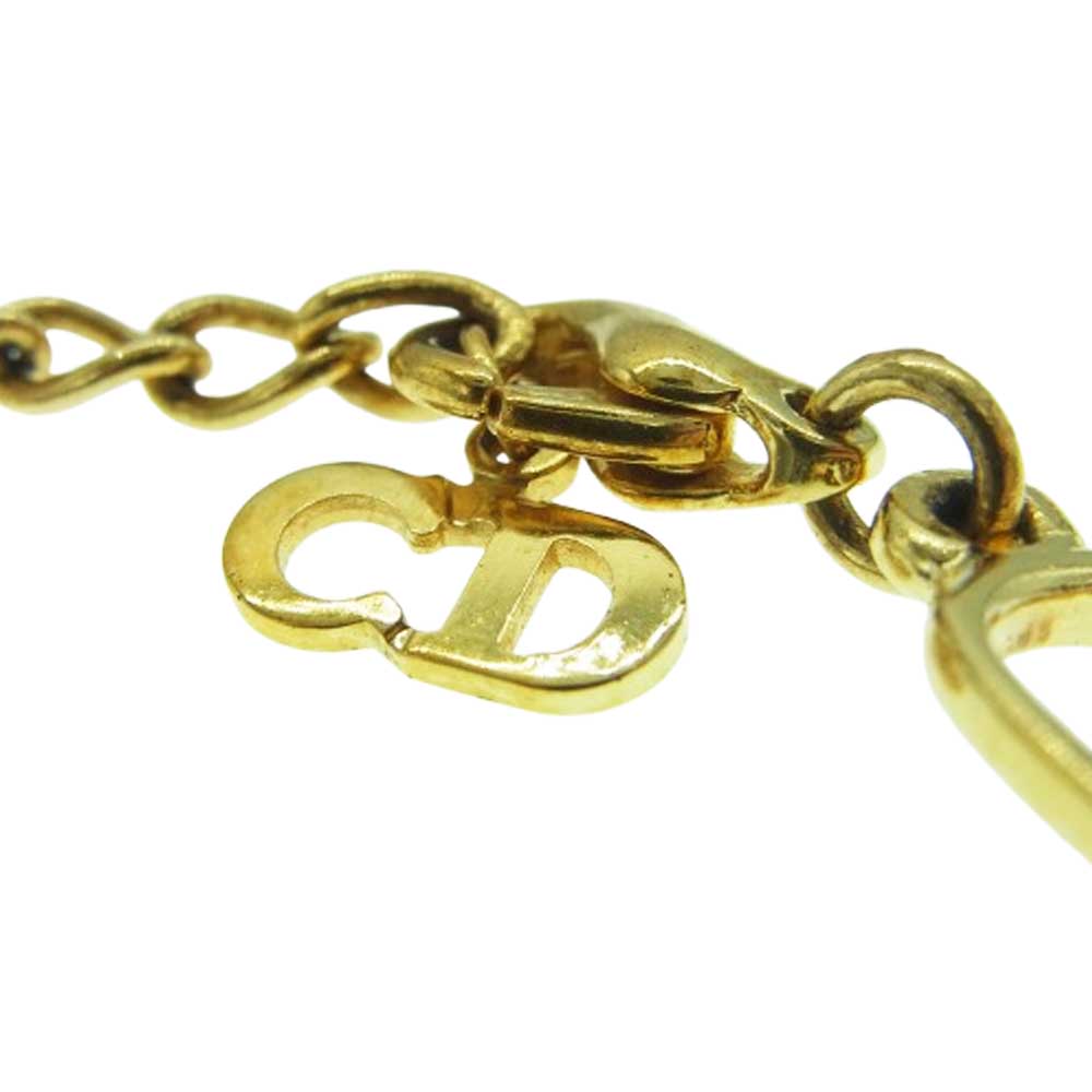美品 Christian Dior ディオール CDロゴ ゴールド ブレスレット Christian Dior クリスチャンディオール CDロゴブレスレット