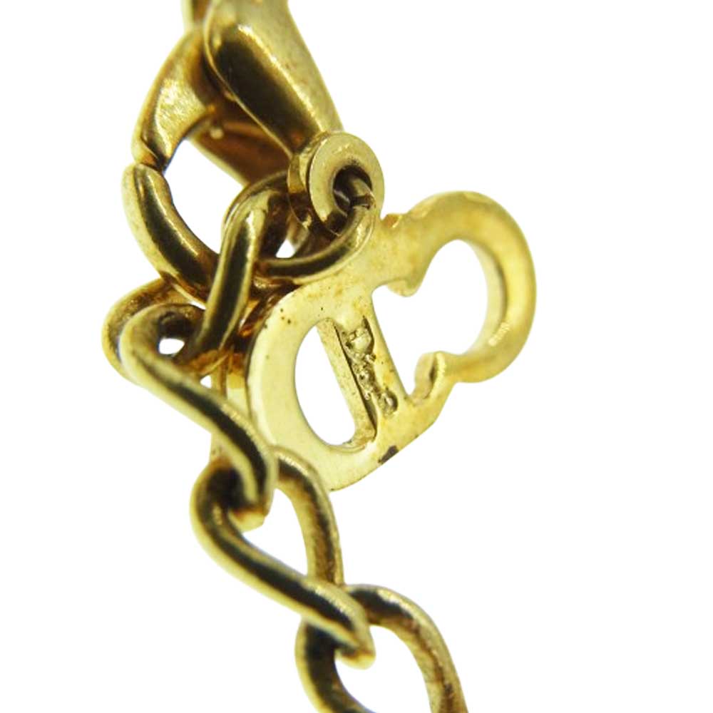 Christian Dior クリスチャンディオール CDロゴ ブレスレット ゴールド系【中古】