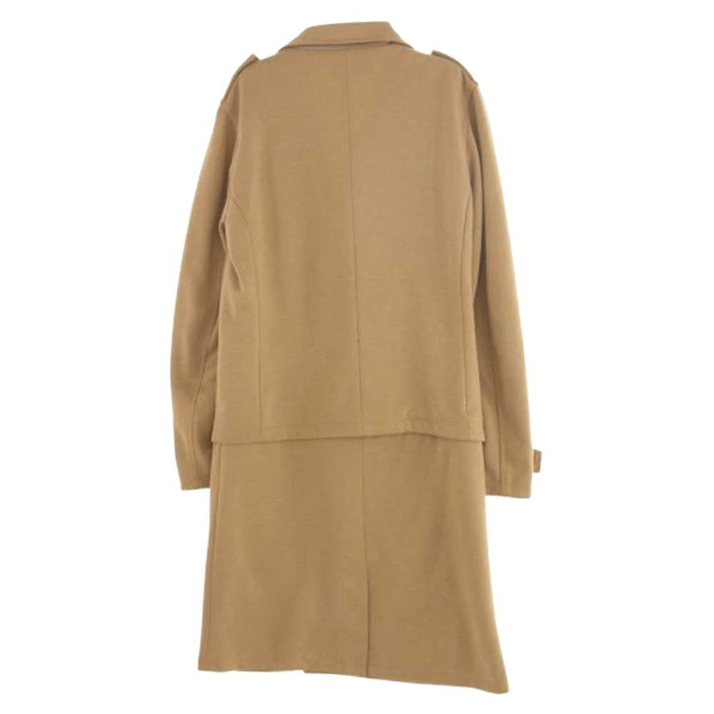 グラム GB17SP JKT04 Nes trench coat ダブルブレスト ネストレンチコート ライトブラウン系 1【中古】
