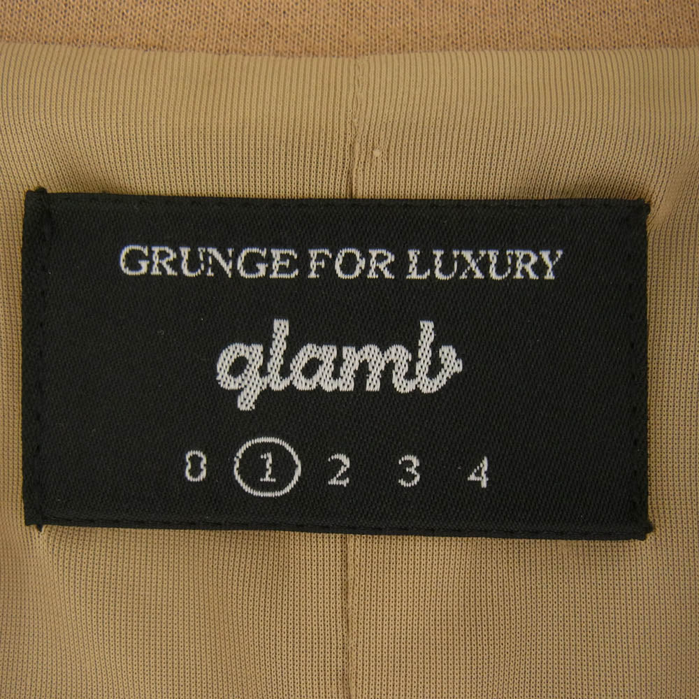 グラム GB17SP JKT04 Nes trench coat ダブルブレスト ネストレンチコート ライトブラウン系 1【中古】