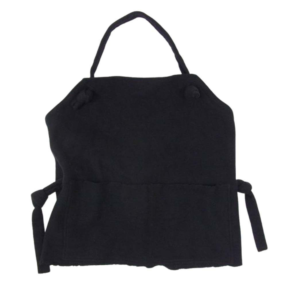 トゥジュー ウール100％ オーバーオール スカート ミニ ワンピース ネイビー系 F【中古】