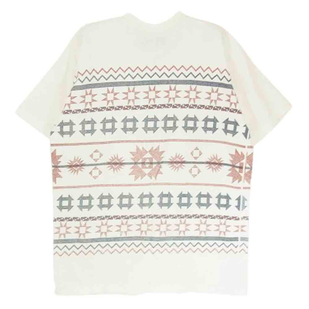 PENDLETON ペンドルトン ネイティブ柄 クルーネック 半袖 Tシャツ ホワイト系 M【中古】