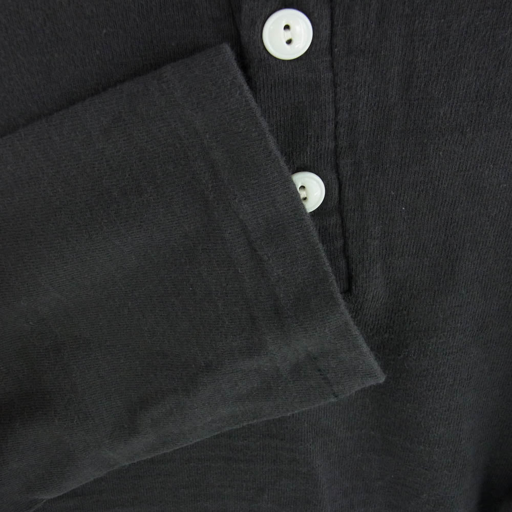 WAREHOUSE ウエアハウス ヘンリーネック 長袖 Tシャツ カットソー ダークブラウン系 L【中古】