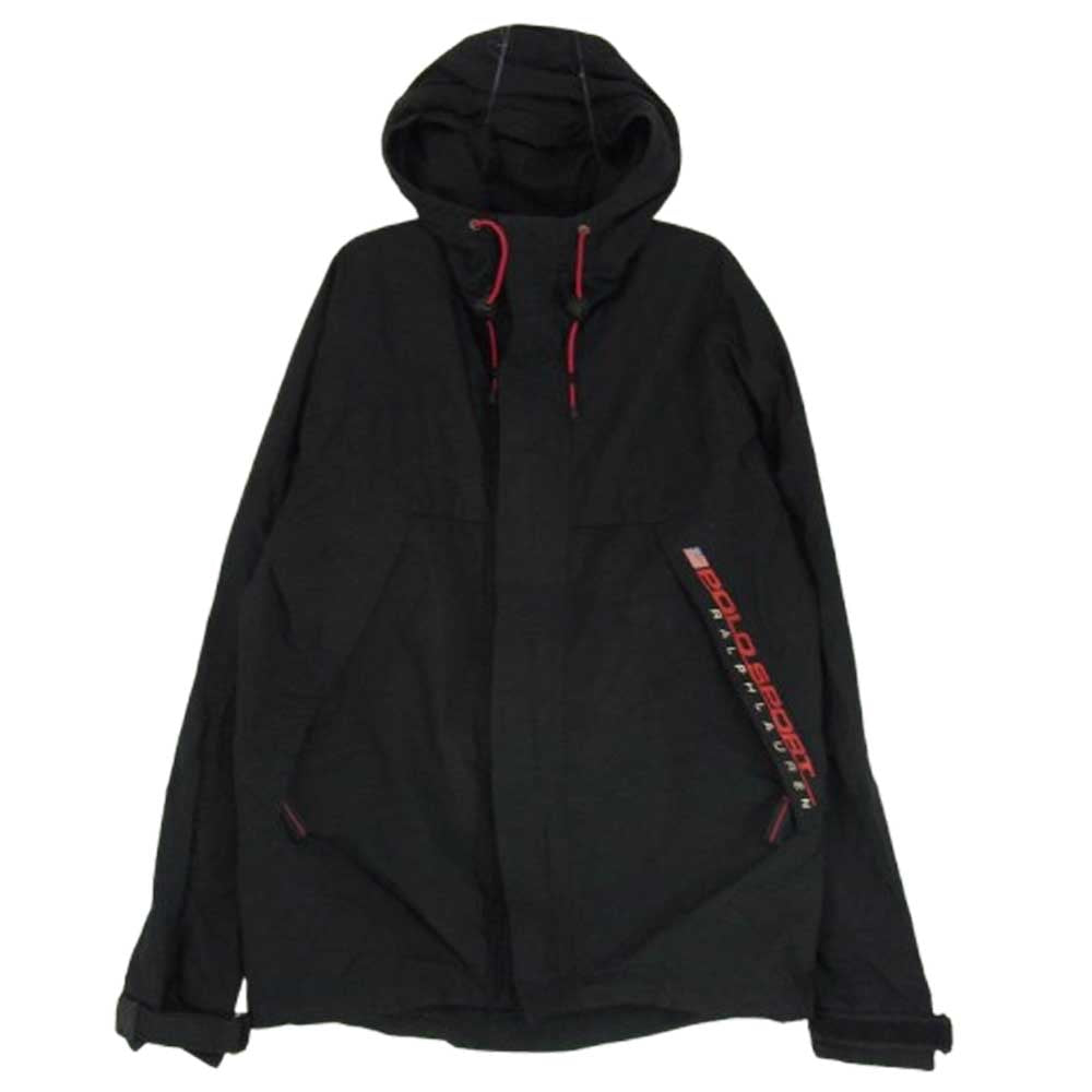 POLO RALPH LAUREN ポロ・ラルフローレン POLO SPORT ナイロンフルジップ ジャケット ブラック系 M【中古】