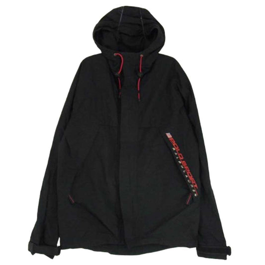 POLO RALPH LAUREN ポロ・ラルフローレン POLO SPORT ナイロンフルジップ ジャケット ブラック系 M【中古】