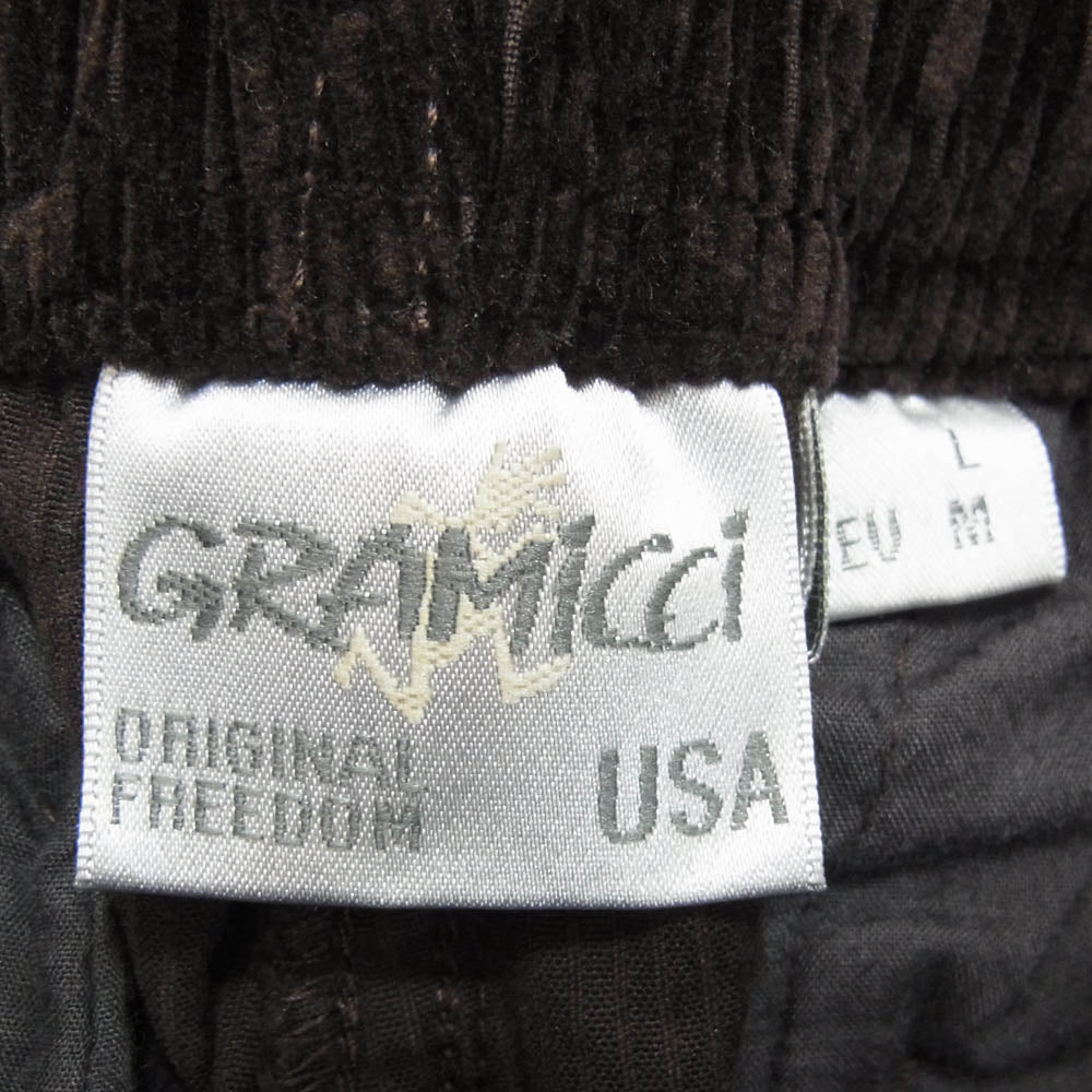 Gramicci グラミチ GMP-20F020 CORDUROY NN PANTS JUST CUT コーデュロイ ニューナロー パンツ ジャストカット ブラウン系 L【中古】