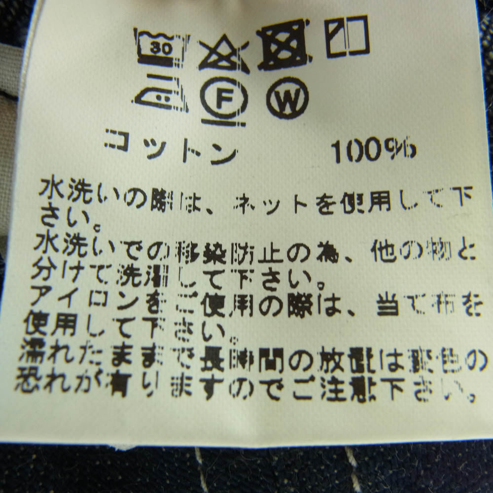 Buzz Rickson's バズリクソンズ BR02308 HAT WORKING DENIM MOD デニム ワーク キャップ インディゴブルー系【中古】