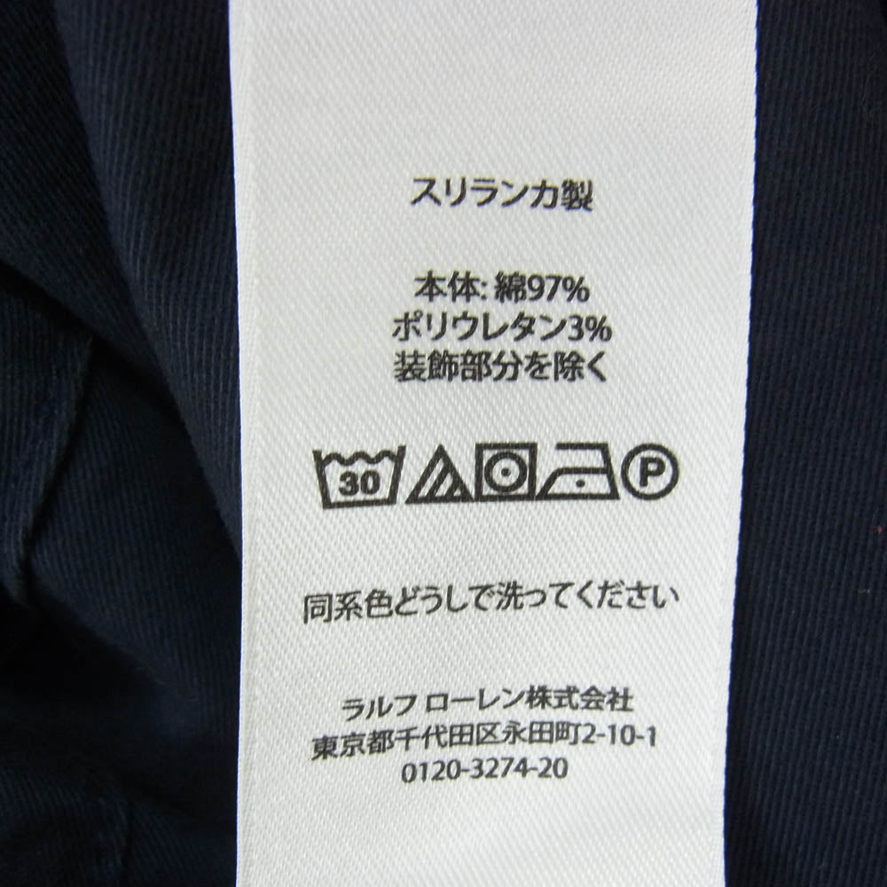 POLO RALPH LAUREN ポロ・ラルフローレン イージー チノ トラウザー パンツ ネイビー系 L【中古】