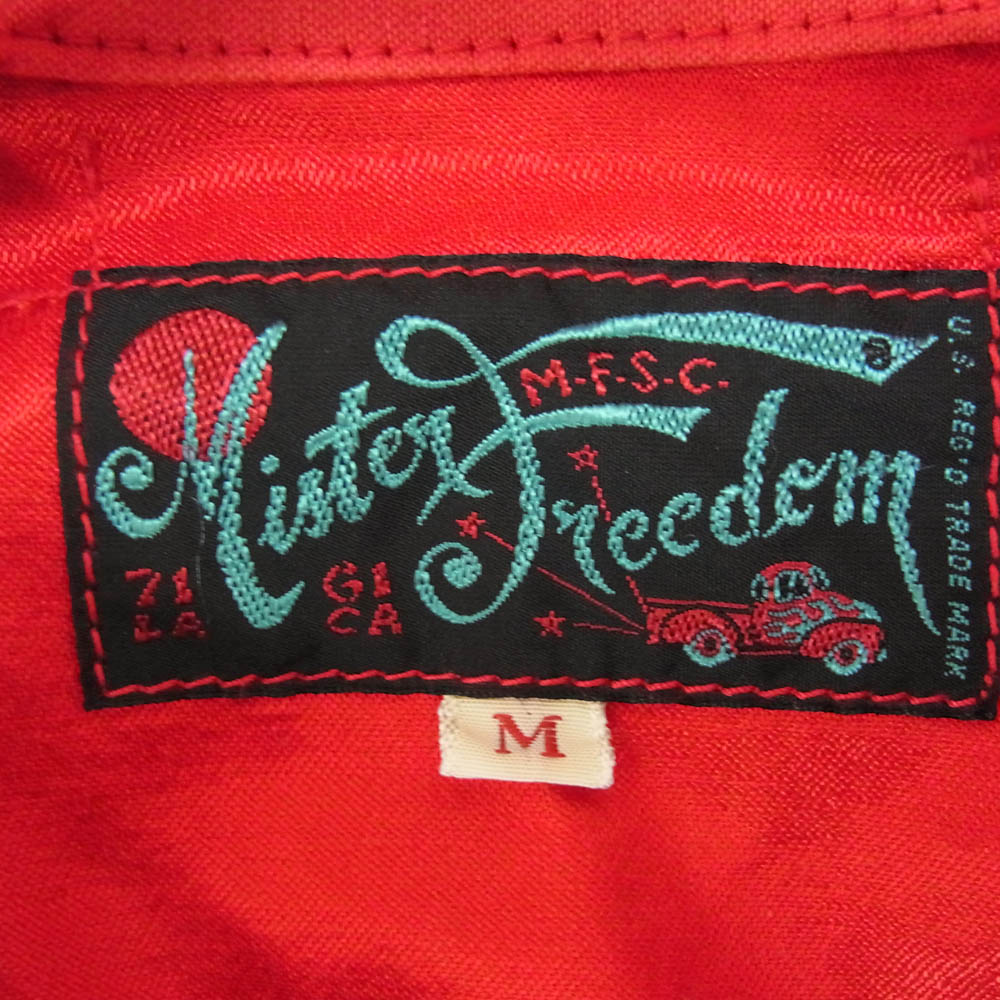 SUGAR CANE シュガーケーン SC14068 Mister Freedom ミスターフリーダム ドッグイヤー ジャケット スイングトップ レッド系 M【中古】 SUGAR CANE シュガーケーン SC14068 Mister Freedom ミスター