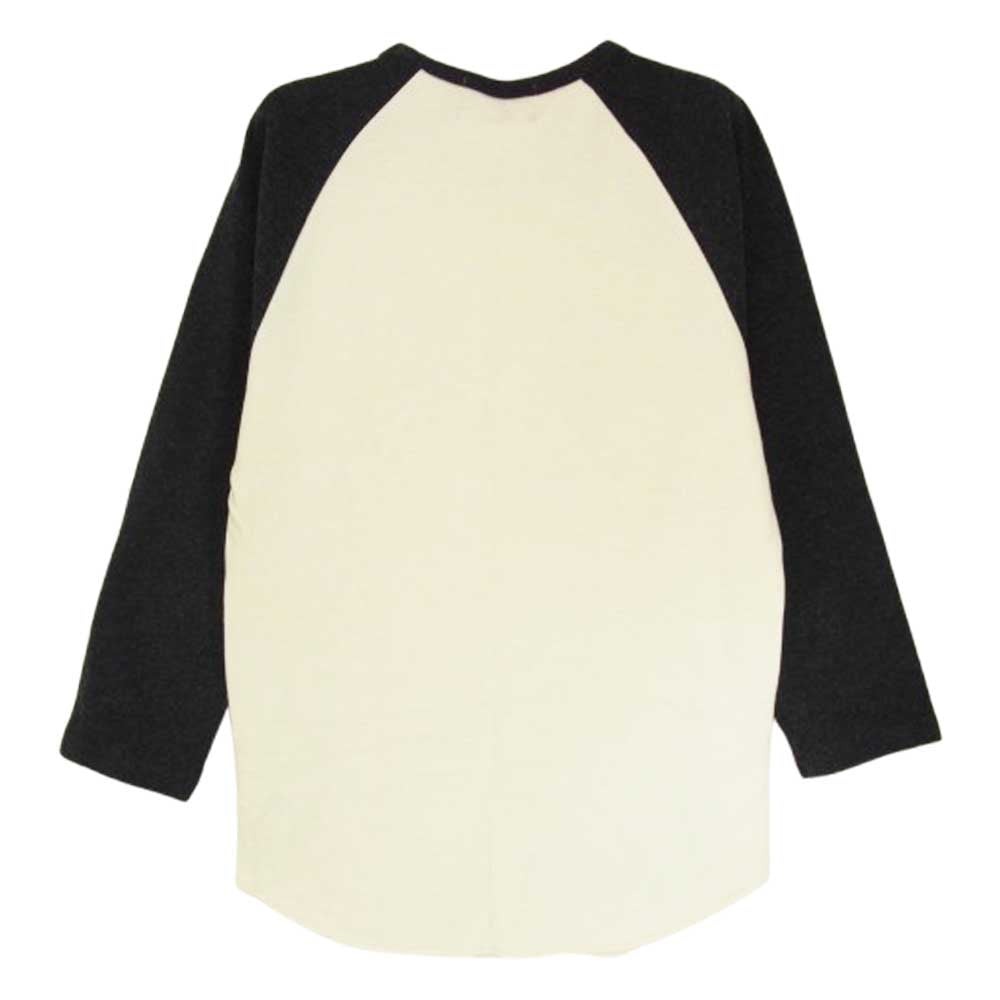 RRL ダブルアールエル 3/4 SLEEVE 2TONE BASEBALL SHIRTS ベースボール Tシャツ ブラック系 S【中古】