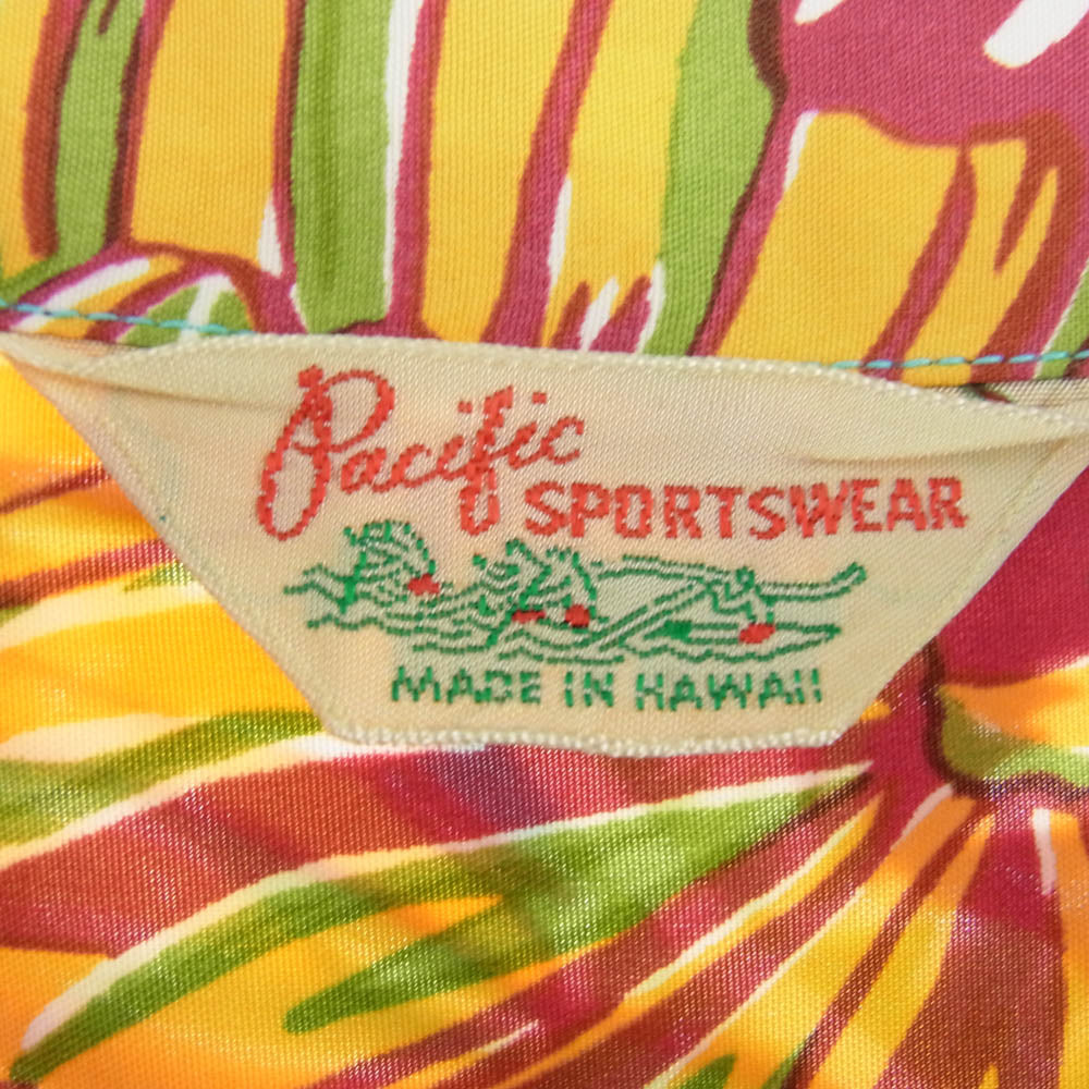 SUN SURF サンサーフ SS37256 SPECIAL EDITION スペシャル HARVEST BLESSING HAWAII ハーベスト ブレッシング ハワイ アロハ ハワイアン シャツ グリーン系 M【新古品】【未使用】【中古】