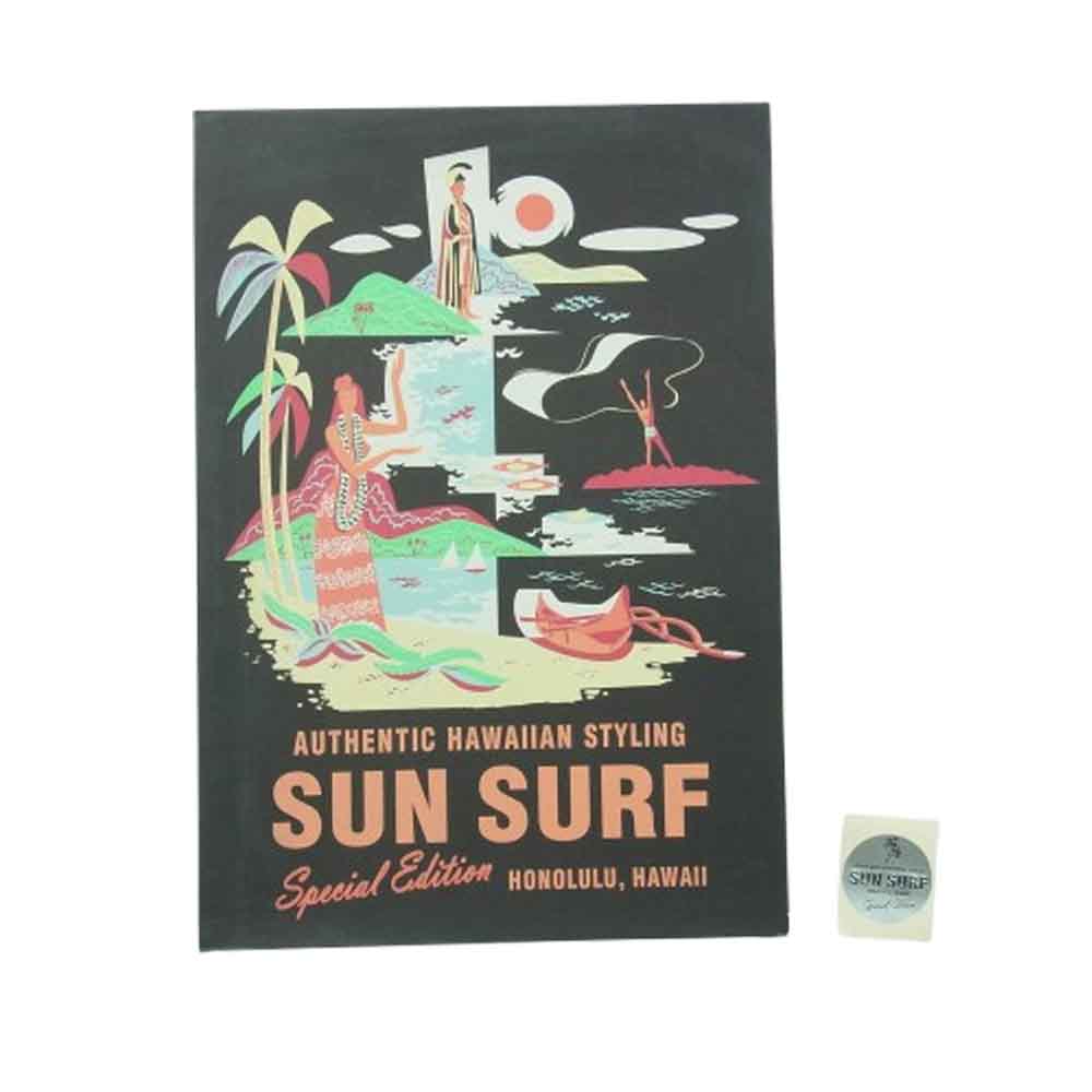 SUN SURF サンサーフ SS37256 SPECIAL EDITION スペシャル HARVEST BLESSING HAWAII ハーベスト ブレッシング ハワイ アロハ ハワイアン シャツ グリーン系 M【新古品】【未使用】【中古】
