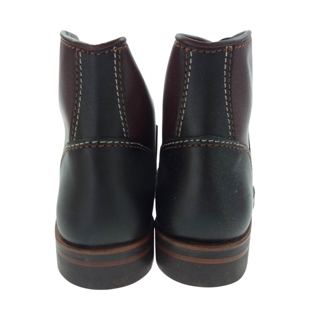 LONE WOLF ロンウルフ F01615 CARPENTER カーペンター ブーツ BLACK×BROWN ブラウン系 8【美品】【中古】