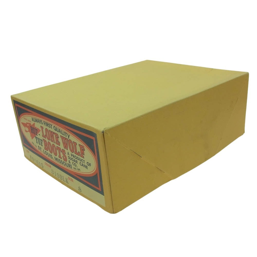 LONE WOLF ロンウルフ F01615 CARPENTER カーペンター ブーツ BLACK×BROWN ブラウン系 8【美品】【中古】