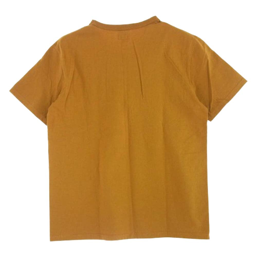 The REAL McCOY'S ザリアルマッコイズ BEAT NAVY ヘビィオンス 半袖 Tシャツ ブラウン系 M【美品】【中古】