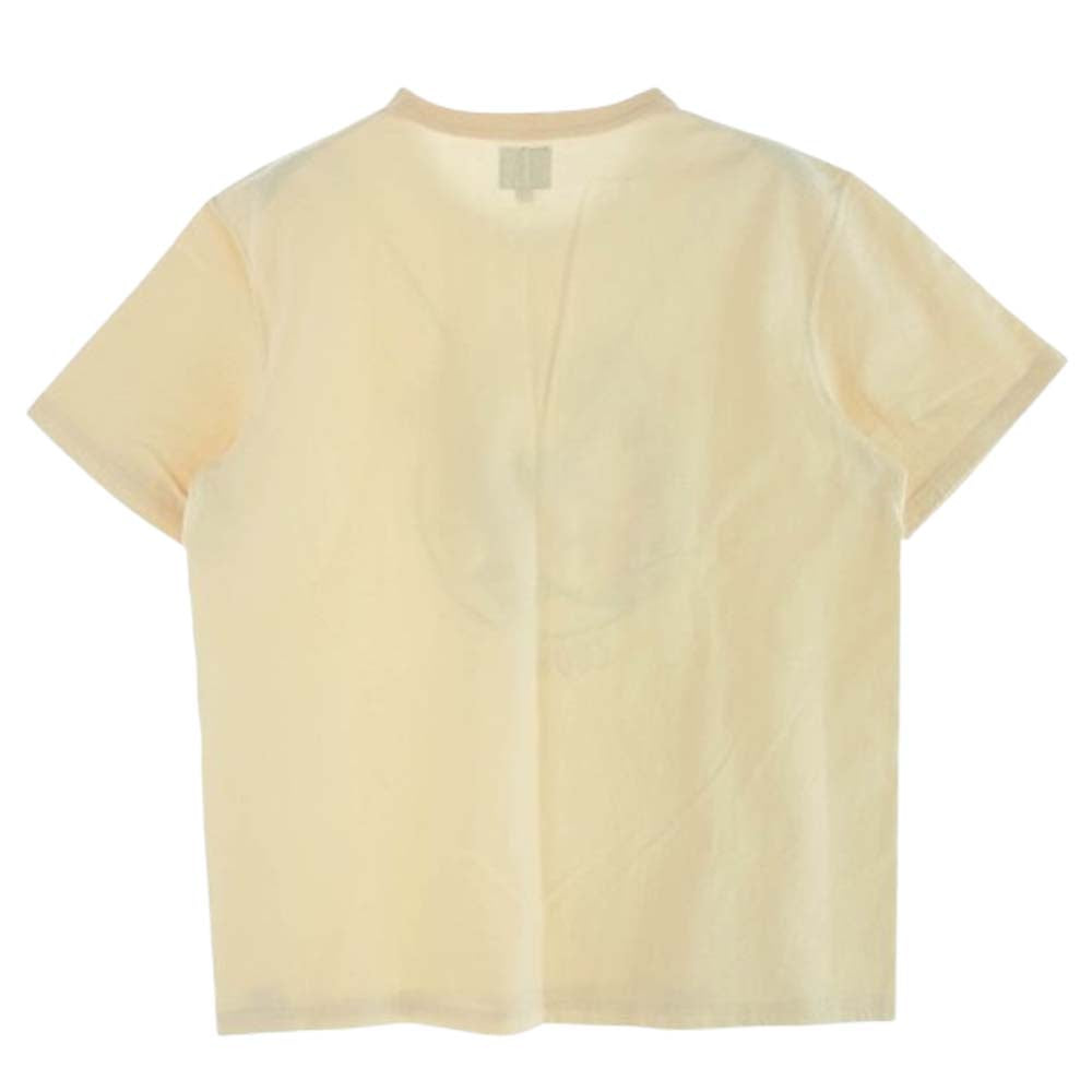 The REAL McCOY'S ザリアルマッコイズ MC15021 JOE McCOY ジョーマッコイ CAHインディアン プリント 半袖 Ｔシャツ ベージュ系 M【美品】【中古】