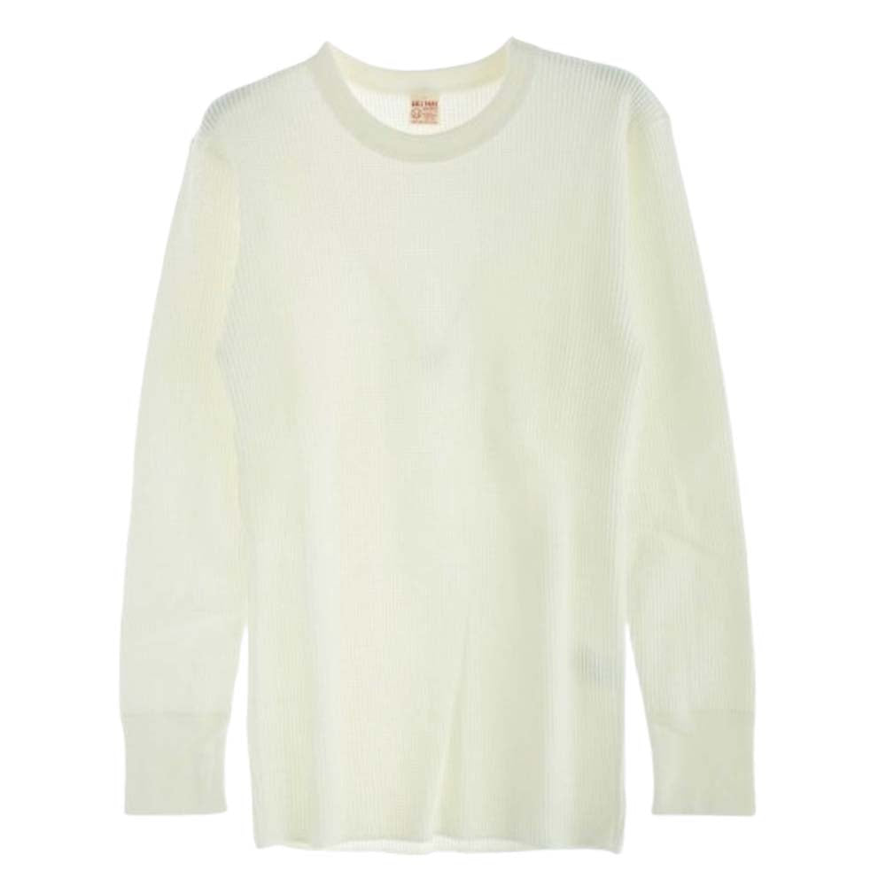 The REAL McCOY'S ザリアルマッコイズ JOE McCOY BALL PARK サーマル シャツ ヘビィオンス 長袖 ホワイト系 ホワイト系 M【極上美品】【中古】