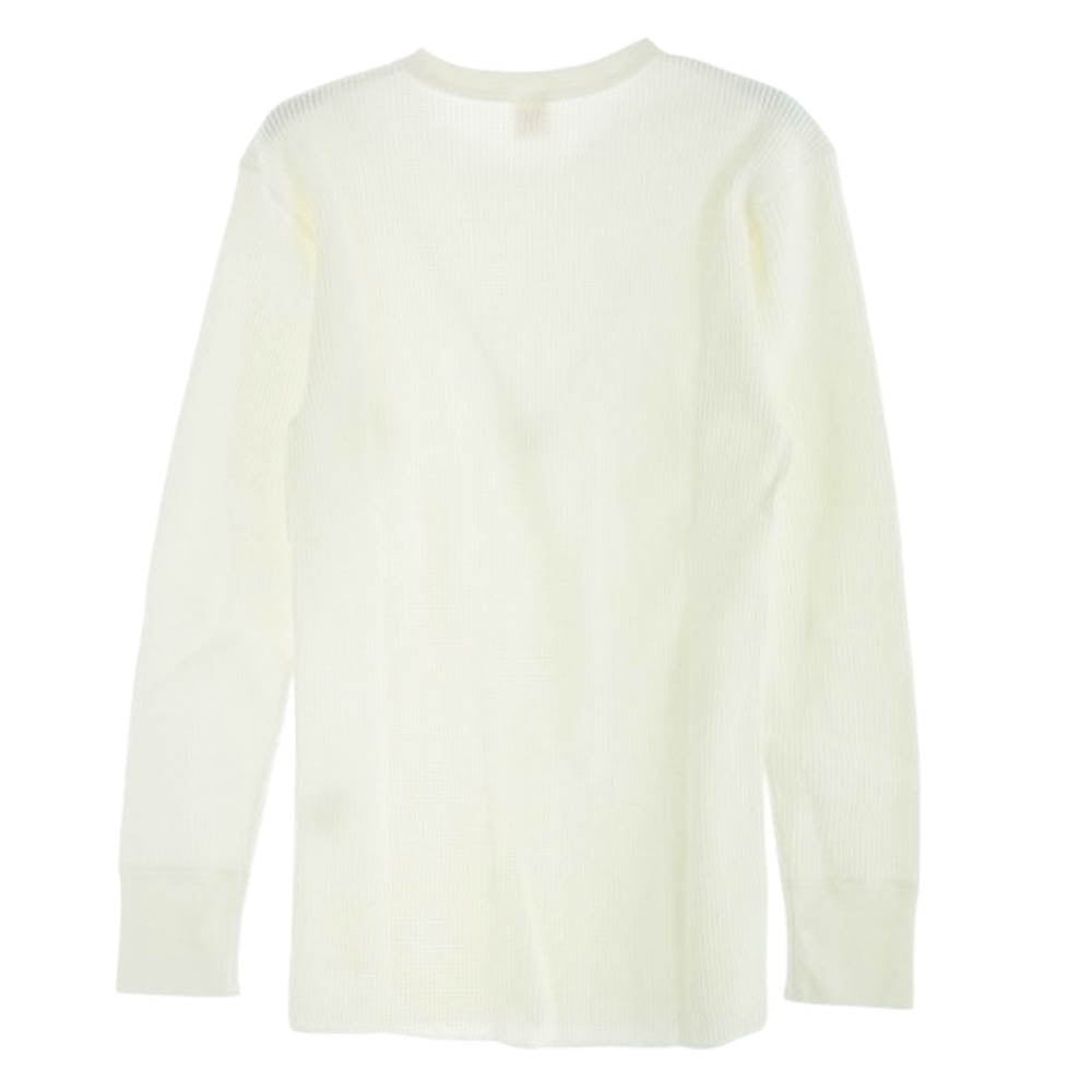 The REAL McCOY'S ザリアルマッコイズ JOE McCOY BALL PARK サーマル シャツ ヘビィオンス 長袖 ホワイト系 ホワイト系 M【極上美品】【中古】