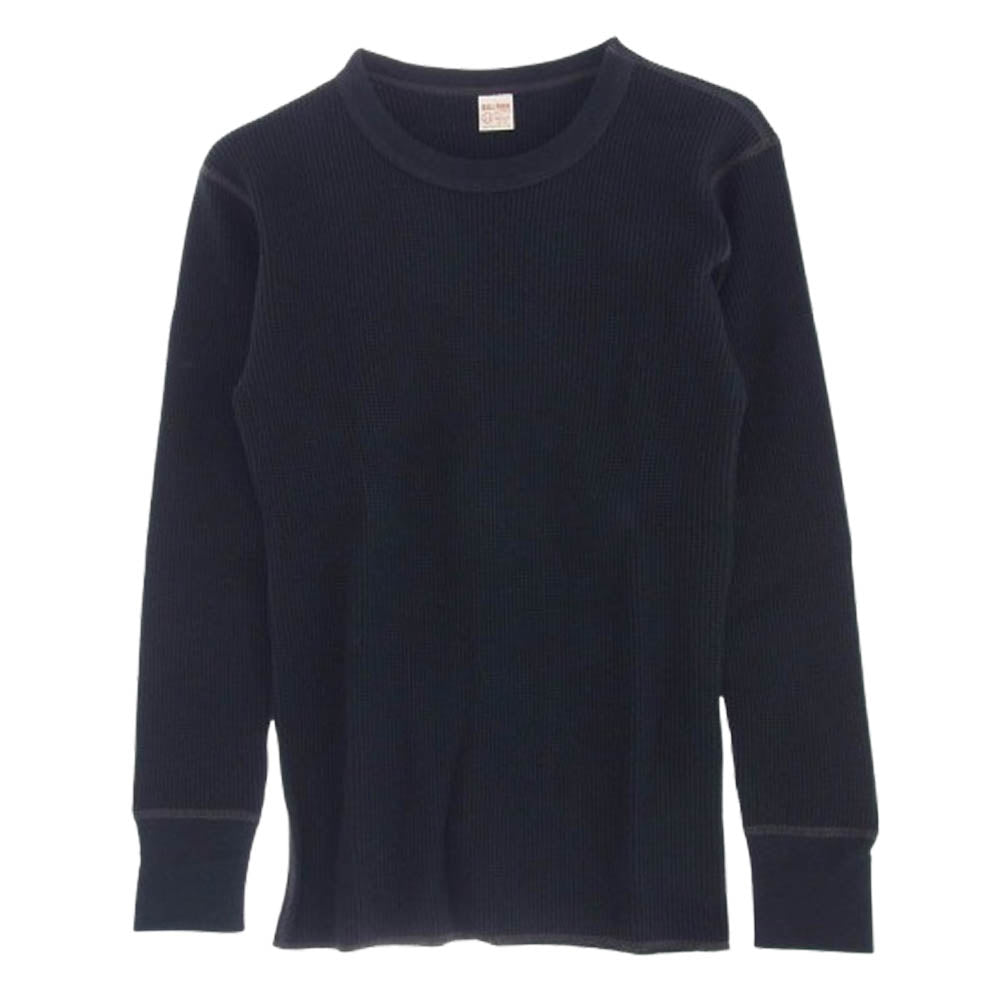 The REAL McCOY'S ザリアルマッコイズ JOE McCOY BALL PARK サーマル シャツ ヘビィオンス 長袖 ブラック系 ブラック系 M【極上美品】【中古】