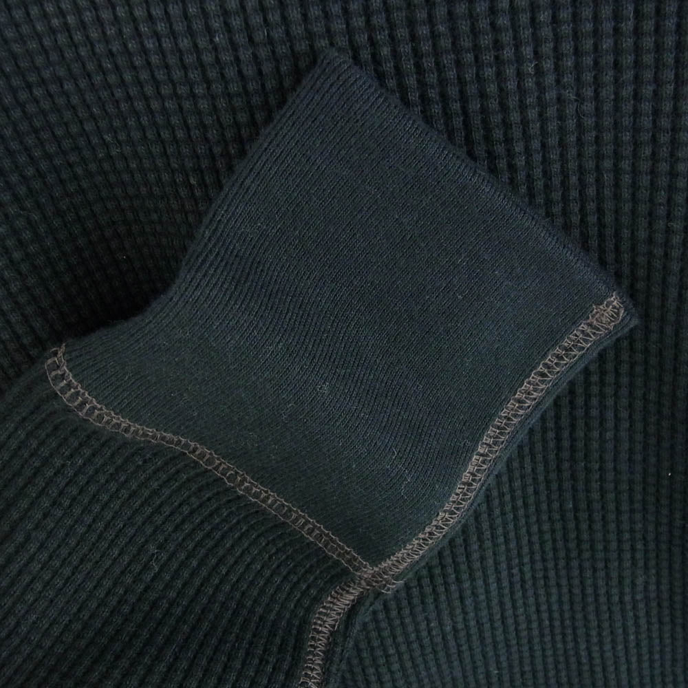 The REAL McCOY'S ザリアルマッコイズ JOE McCOY BALL PARK サーマル シャツ ヘビィオンス 長袖 ブラック系 ブラック系 M【極上美品】【中古】