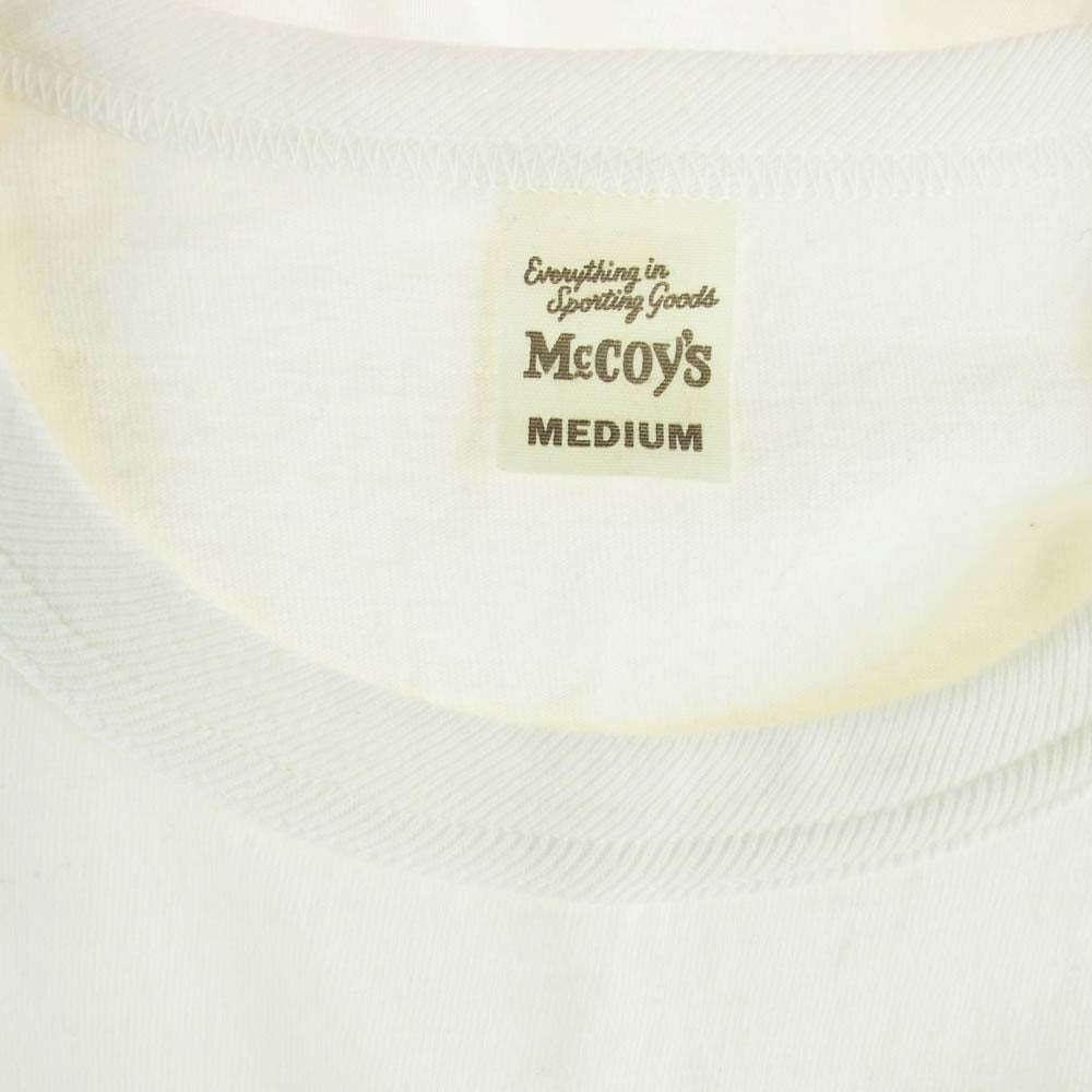 The REAL McCOY'S ザリアルマッコイズ MC20000 2pcs PACK TEE 2パック 半袖 Tシャツ 2点 セット ホワイト系 ホワイト系 M【中古】