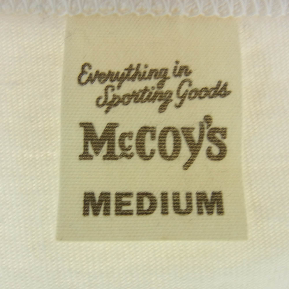 The REAL McCOY'S ザリアルマッコイズ MC20000 2pcs PACK TEE 2パック 半袖 Tシャツ 2点 セット ホワイト系 ホワイト系 M【中古】