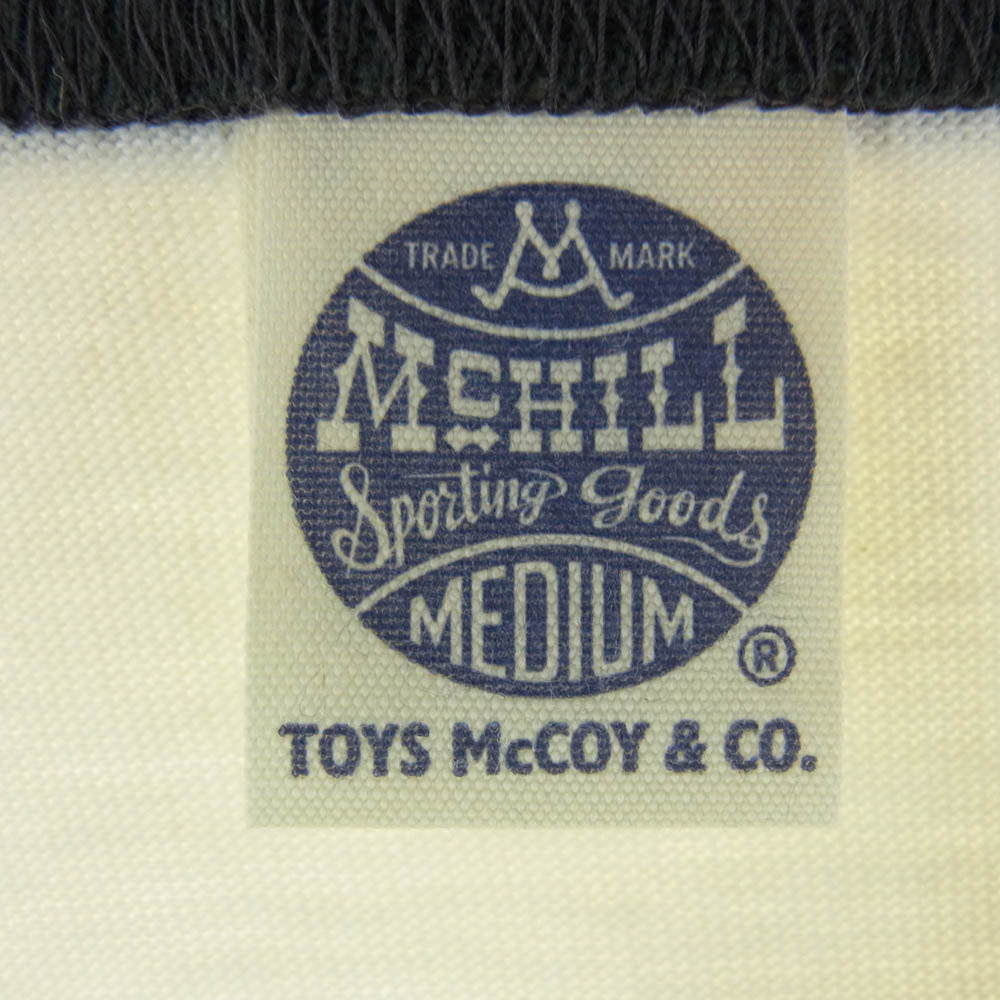 TOY'S McCOY トイズマッコイ TMC1630 BROOKLYN FELIX THE CAT フィリックス プリント ミリタリー ラグラン Tシャツ グリーン系 ベージュ系 M【美品】【中古】