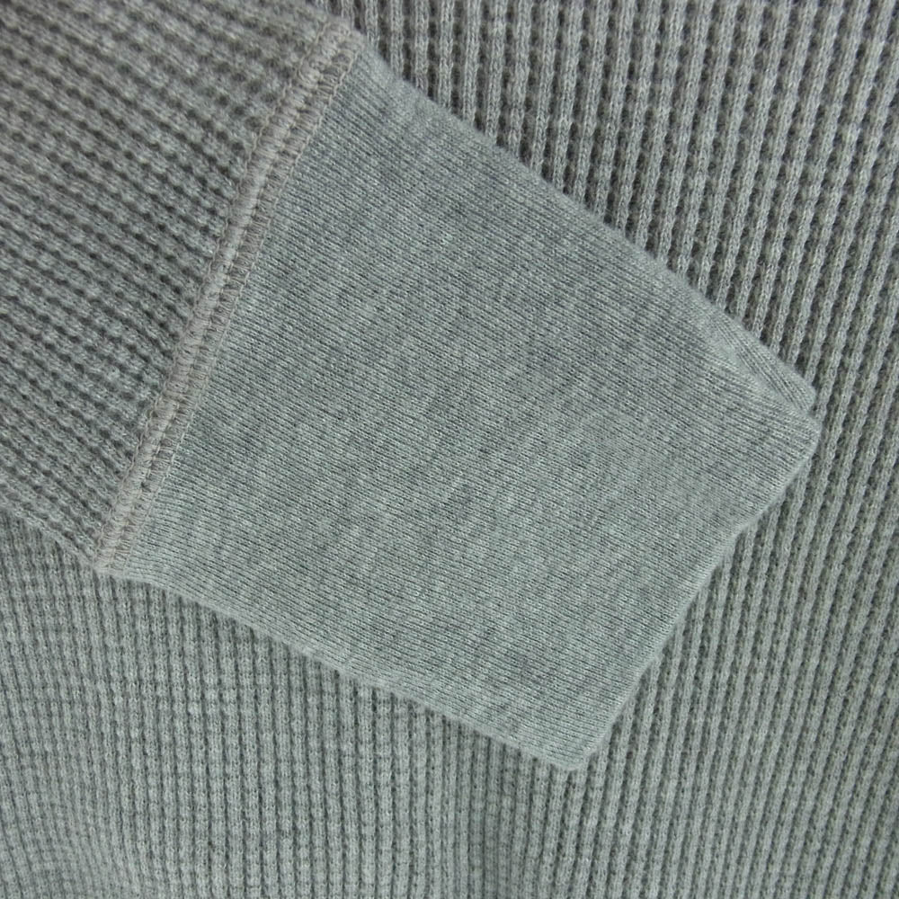 The REAL McCOY'S ザリアルマッコイズ JOE McCOY BALL PARK サーマル シャツ ヘビィオンス 長袖 グレー系 グレー系 M【美品】【中古】