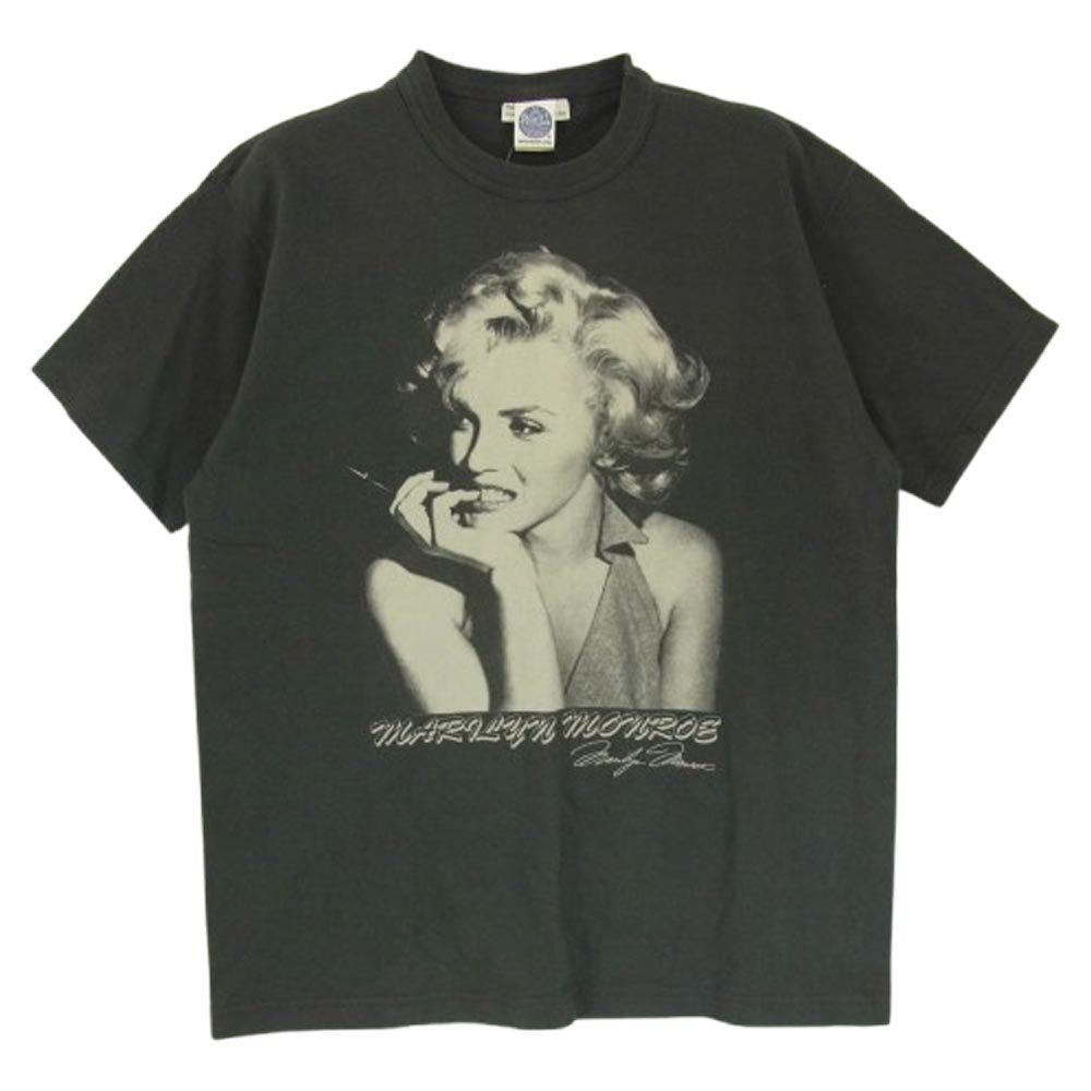 TOY'S McCOY トイズマッコイ 17SS MARILYN MONROE TEE PICTURE マリリンモンロー ピクチャー Tシャツ 半袖 チャコール系 M【美品】【中古】
