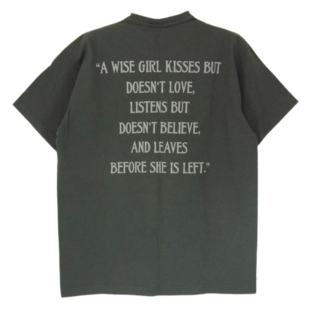 TOY'S McCOY トイズマッコイ 17SS MARILYN MONROE TEE PICTURE マリリンモンロー ピクチャー Tシャツ 半袖 チャコール系 M【美品】【中古】