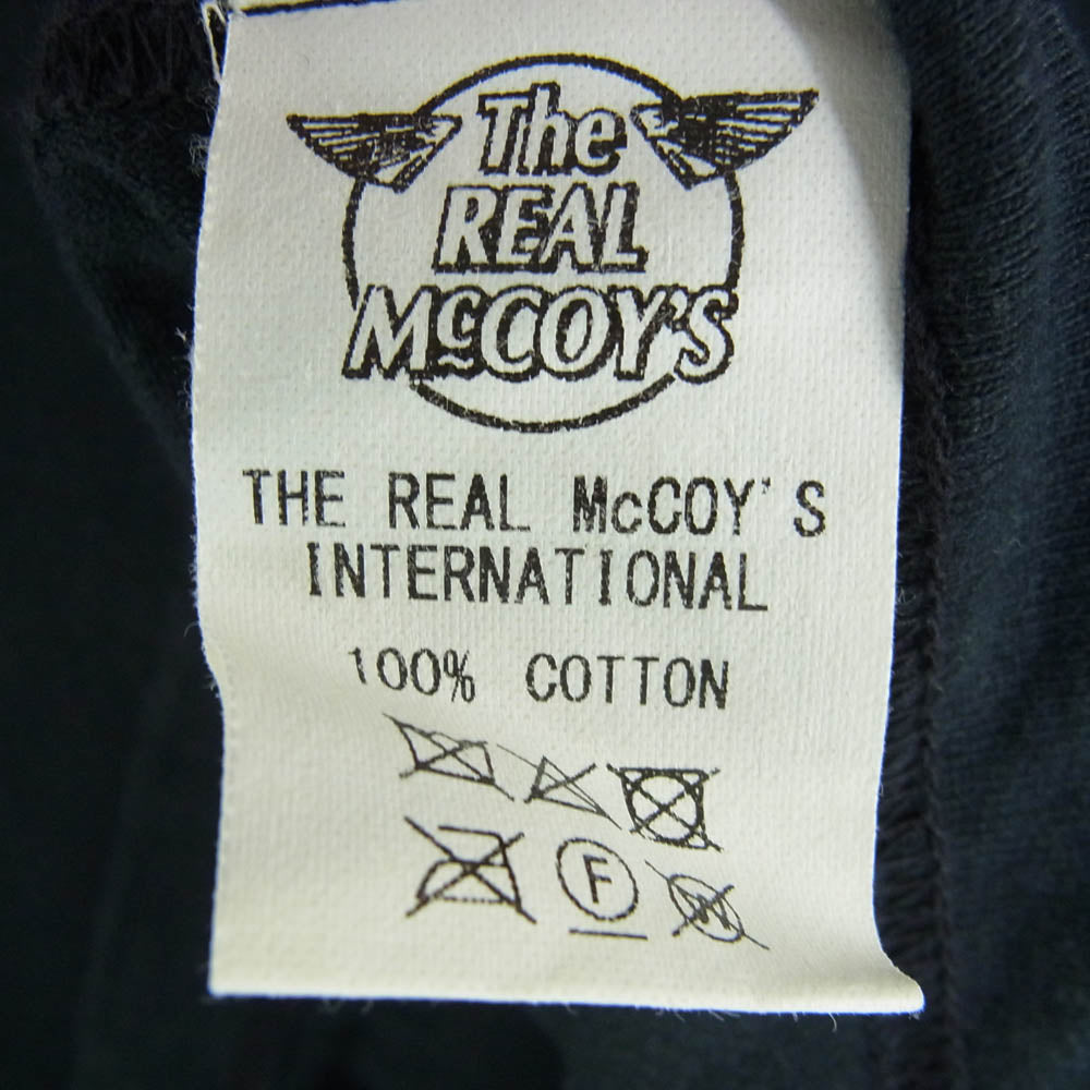 The REAL McCOY'S ザリアルマッコイズ MC20000 2pcs PACK TEE 2パック 半袖 Tシャツ 2点 セット ブラック系 ブラック系 M【中古】