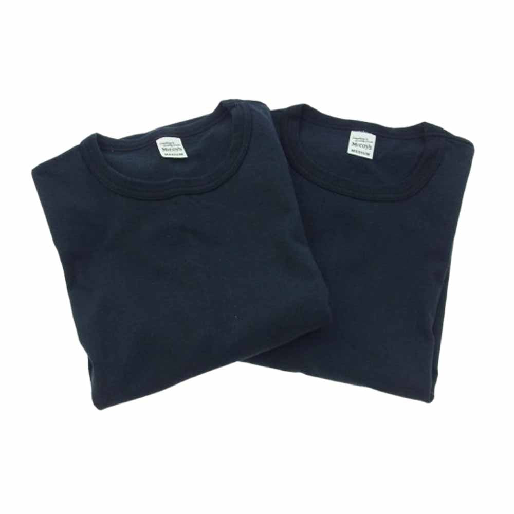 The REAL McCOY'S ザリアルマッコイズ MC20000 2pcs PACK TEE 2パック 半袖 Tシャツ 2点 セット ブラック系 ブラック系 M【中古】