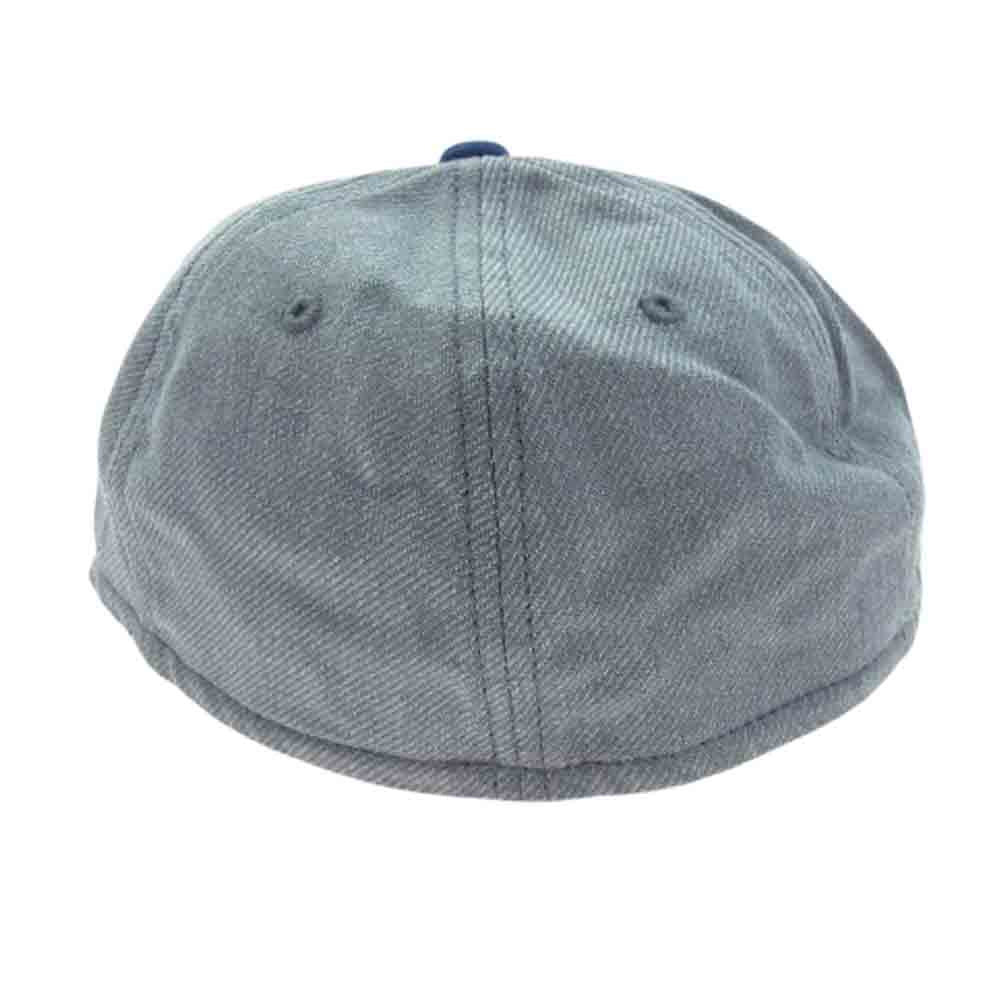 The REAL McCOY'S ザリアルマッコイズ MILITARY BASEBALL CAP USN ANCHOR ミリタリー ベースボール キャップ アンカー 帽子 グレー系【美品】【中古】