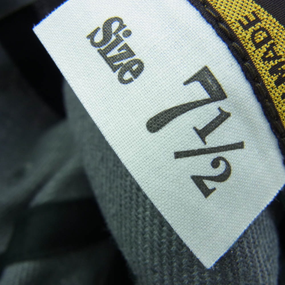 The REAL McCOY'S ザリアルマッコイズ MILITARY BASEBALL CAP USN ANCHOR ミリタリー ベースボール キャップ アンカー 帽子 グレー系【美品】【中古】