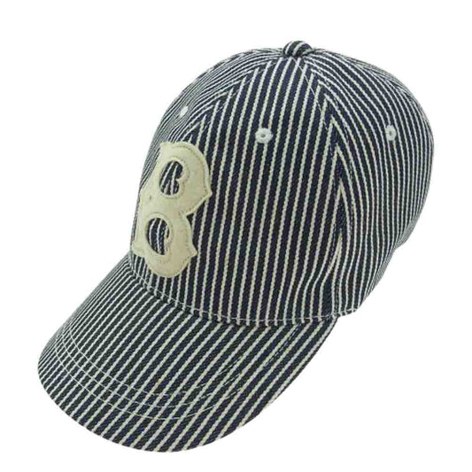 TOY'S McCOY トイズマッコイ TMA1608 HICKORY COTTON CAP FELIX THE CAT BASEBALL フィリックス・ザ・キャット ヒッコリーストライプ ベースボール キャップ マルチカラー系【美品】【中古】