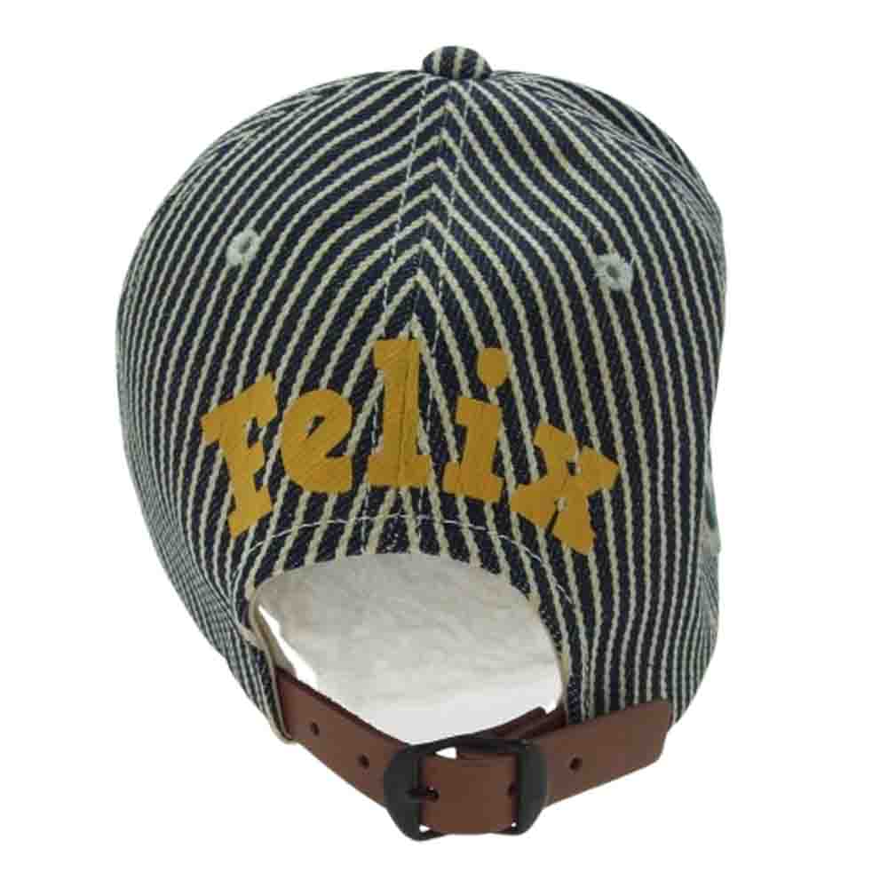 TOY'S McCOY トイズマッコイ TMA1608 HICKORY COTTON CAP FELIX THE CAT BASEBALL フィリックス・ザ・キャット ヒッコリーストライプ ベースボール キャップ マルチカラー系【美品】【中古】