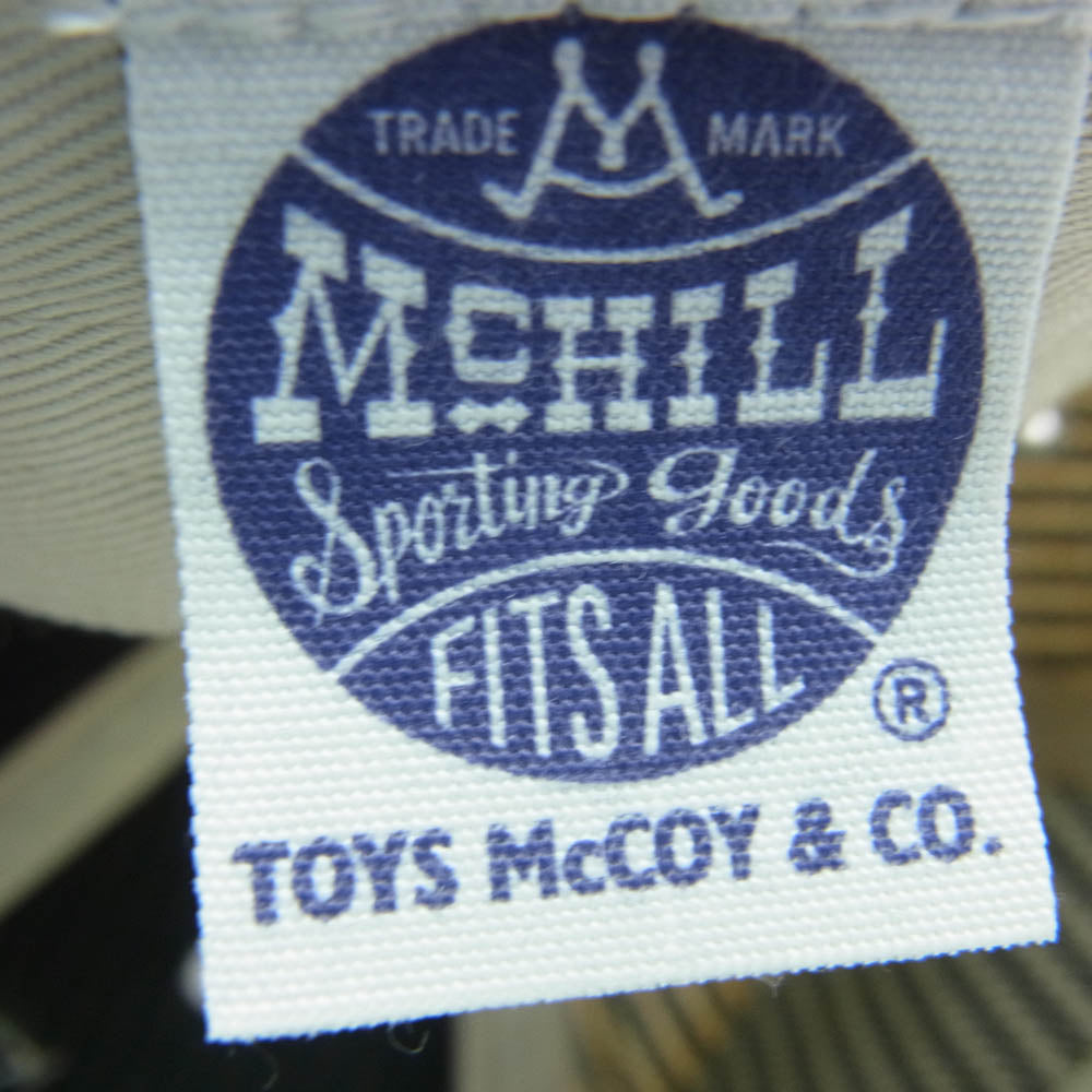 TOY'S McCOY トイズマッコイ TMA1608 HICKORY COTTON CAP FELIX THE CAT BASEBALL フィリックス・ザ・キャット ヒッコリーストライプ ベースボール キャップ マルチカラー系【美品】【中古】