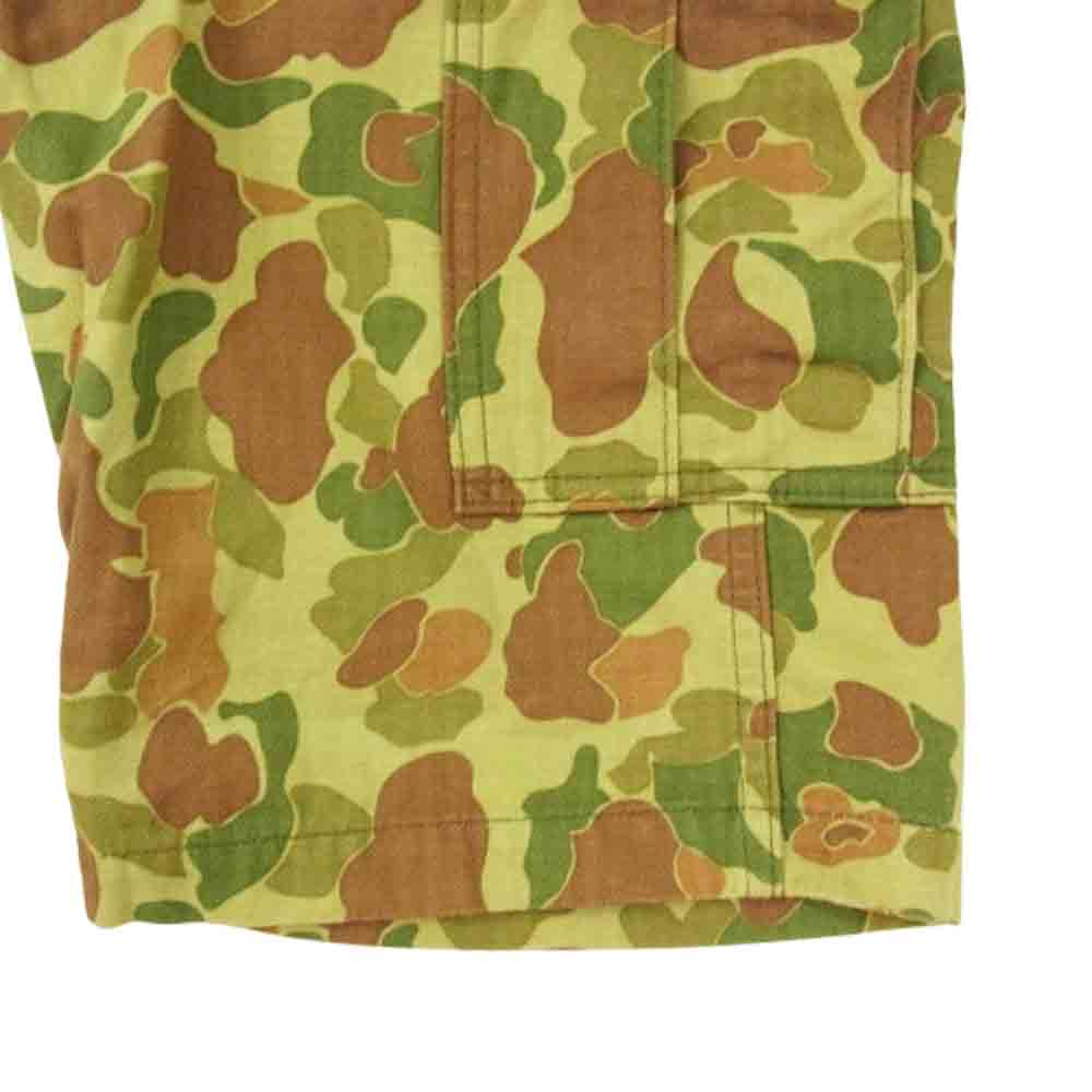 TOY'S McCOY トイズマッコイ 1206-160-3036 TROUSES CARGO COMBAT カモフラ 迷彩 ６ポケット カーゴ ショーツ ショート パンツ カーキ系 32【中古】