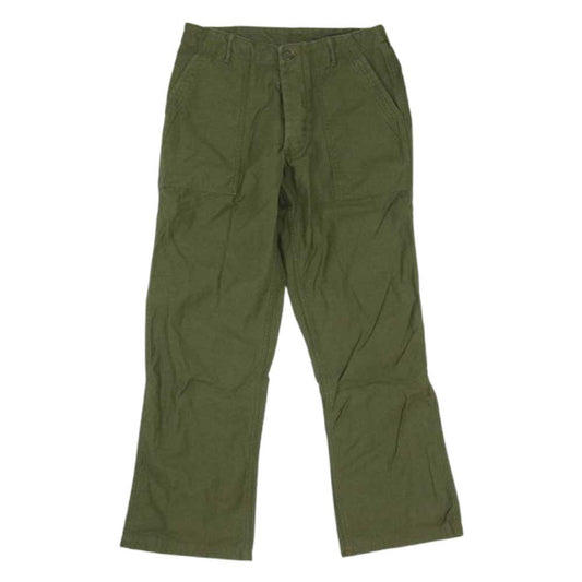 The REAL McCOY'S ザリアルマッコイズ 8405-222-1947 60s 復刻 baker pants ベイカー パンツ オリーブ系 カーキ系 M【中古】