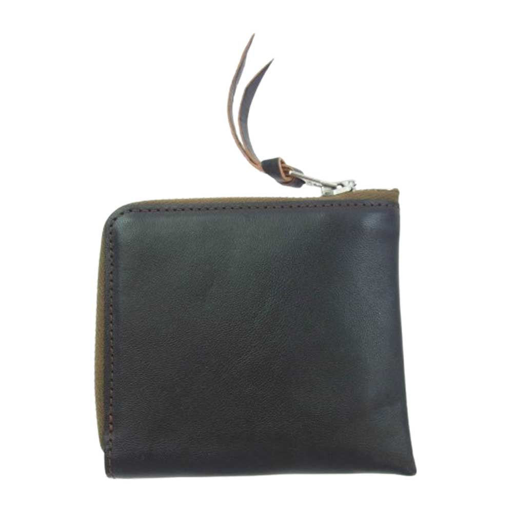 The REAL McCOY'S ザリアルマッコイズ MW17100 HORSEHIDE WALLET ホースハイド ジップ ウォレット SEAL BROWN シールブラウン 馬革 タンニン鞣し ピグメントフィニッシュ ダークブラウン系【極上美品】【中古】