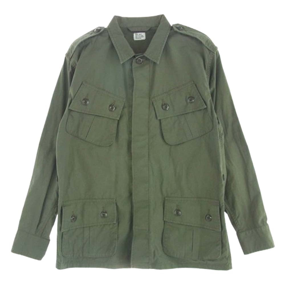 The REAL McCOY'S ザリアルマッコイズ COAT MAN’S COMBAT TROPICAL jungle fatigue jacket ファティーグ ミリタリー ジャケット グリーン系 M【中古】
