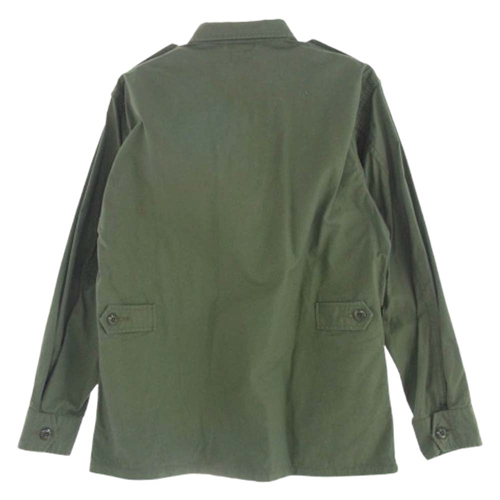 The REAL McCOY'S ザリアルマッコイズ COAT MAN’S COMBAT TROPICAL jungle fatigue jacket ファティーグ ミリタリー ジャケット グリーン系 M【中古】