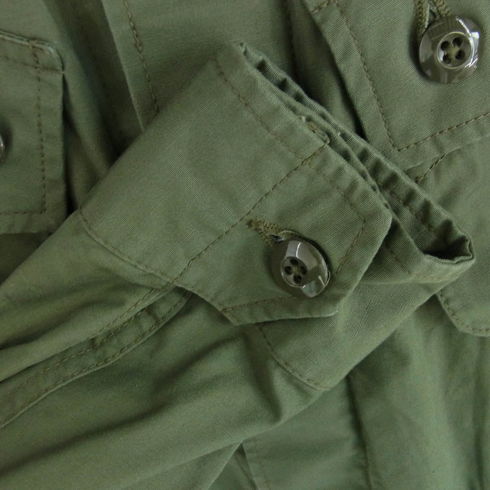The REAL McCOY'S ザリアルマッコイズ COAT MAN’S COMBAT TROPICAL jungle fatigue jacket ファティーグ ミリタリー ジャケット グリーン系 M【中古】