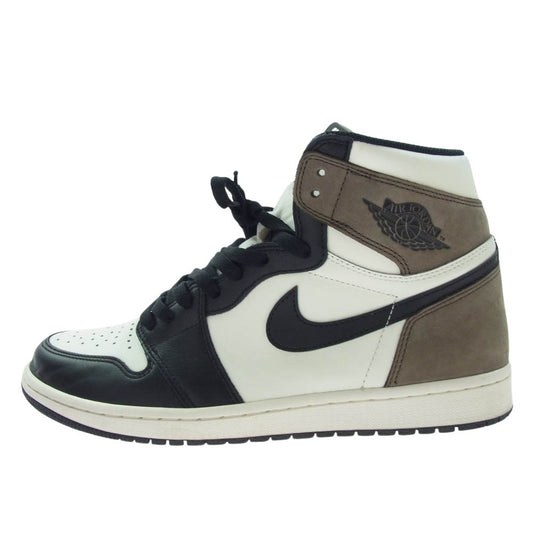 NIKE ナイキ 555088-105 Air Jordan 1 High OG Sail Dark Mocha Black エアジョーダン1 ハイ ダークモカ ハイカット スニーカー ブラック系 ダークモカ系 29cm【中古】