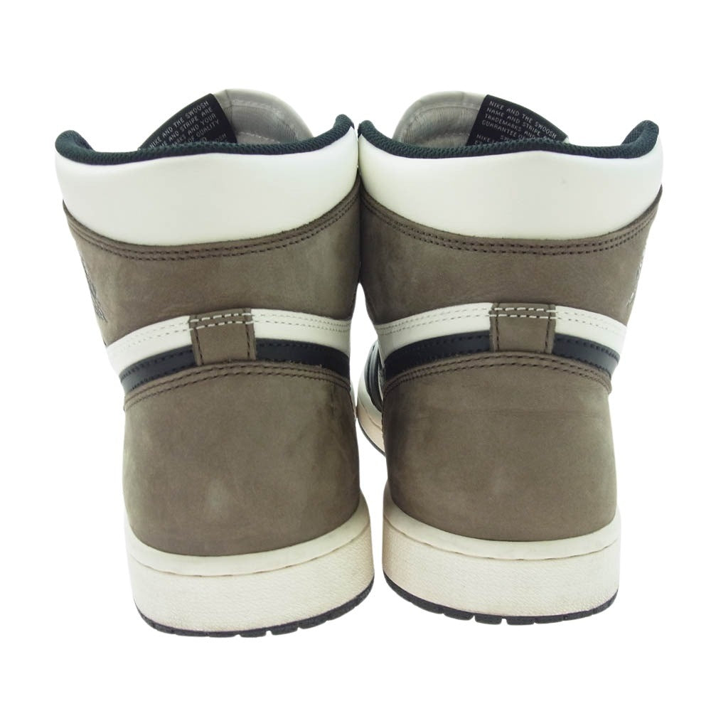 NIKE ナイキ 555088-105 Air Jordan 1 High OG Sail Dark Mocha Black エアジョーダン1 ハイ ダークモカ ハイカット スニーカー ブラック系 ダークモカ系 29cm【中古】