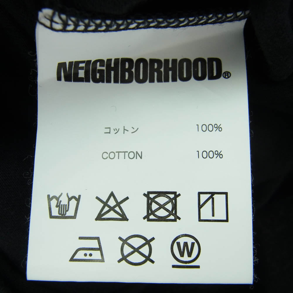 NEIGHBORHOOD ネイバーフッド 伊勢丹新宿ポップアップ限定 NO CLASS/C-TEE.SS  クルーネック 半袖 Tシャツ ブラック系 L【中古】