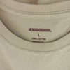 NEIGHBORHOOD ネイバーフッド NH-3 / C-TEE . SS フロントプリント バックロゴ クルーネック 半袖 Tシャツ ベージュ系 L【中古】