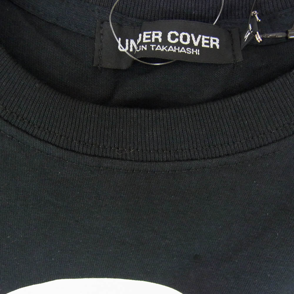 UNDERCOVER アンダーカバー UCZ9817 U ロゴプリント 半袖 Tシャツ ブラック系 XL【美品】【中古】