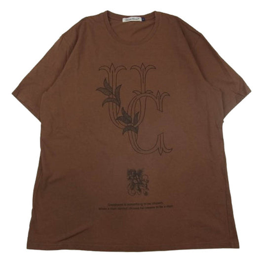 UNDERCOVER アンダーカバー UC Angel TEE エンジェル プリント 半袖 Tシャツ ブラウン系 5【中古】