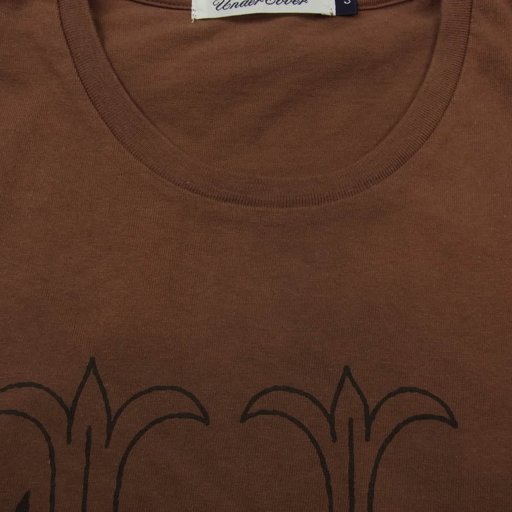 UNDERCOVER アンダーカバー UC Angel TEE エンジェル プリント 半袖 Tシャツ ブラウン系 5【中古】